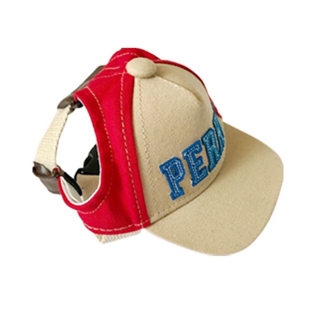 Gorra De Béisbol Para Perros - Ajustable, Con Agujeros Para Orejas Y Visera Ancha (Talla S, Azul+Verde)